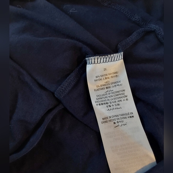 Embroidered Cold Shoulder Top - Picture 9 of 10